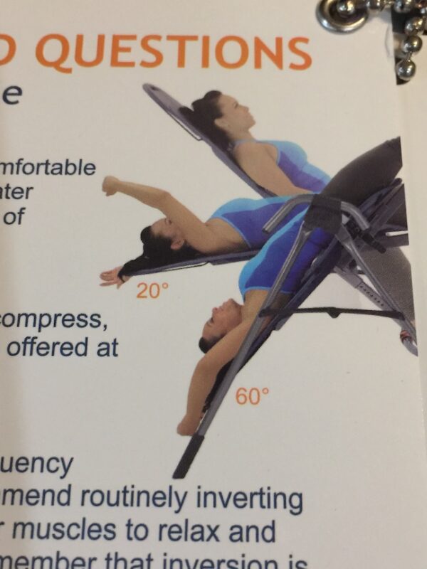 Hangs up Teeter - Inversion Table